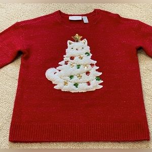 Christmasy Sweater - Size M or 7/8